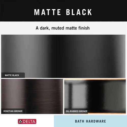 Vista 7 de DELTA FAUCET 759460-BL Anillo de toalla Trinsic, negro mate