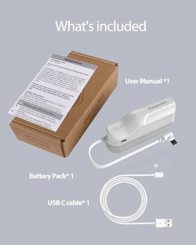 Vista 6 de for Oculus Quest 2 Battery Pack Hanpusen Oculus Quest 2 Accessories Portable Charger Compatible with Quest 2 Original Strap and Elite Strap 5000mAh