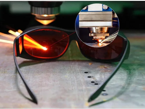 Vista 6 de Cloudray Gafas protectoras del CE de los vidrios de seguridad del laser 1064nm 532nm 355nm OD7+ para la soldadura de mano de la fibra