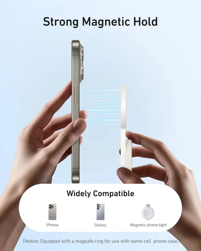 Vista 4 de TELESIN - Mini palo magnético para selfie, trípode para teléfono para iPhone 17 16 y Android Portable Pocket-Size Phone Stand with Zoom Remote