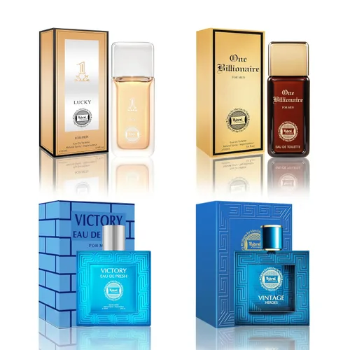 Vista 10 de Hybrid & Company Hombres 2 Pcs Courageous Into Infinity Eau De Perfum Vaporisateur Natural Spray