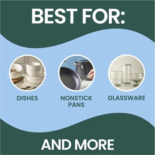 Vista 4 de Scotch-Brite Varita Lavavajillas Antiarañazos, Estropajo para Limpiar Cocina, Baño y Hogar, Estropajo de Platos Antiarañazos Seguro para Utensilios