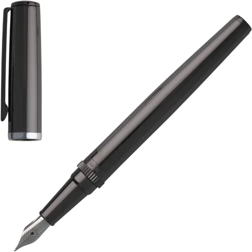 Vista 6 de HUGO BOSS Set Gear Dark Chrome (bolígrafo y pluma estilográfica)