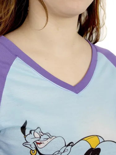 Vista 5 de Disney Aladdin Princess Jasmine - Pijama de manga 34 para mujer