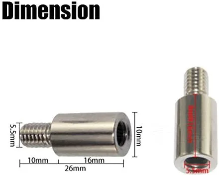 Vista 5 de Arcity 3 unids clásico Arcade Joystick Eje Extensor Varilla Jamma Extensión para Sanwa Joystick 0591in DIY Controller Metal Nuevo