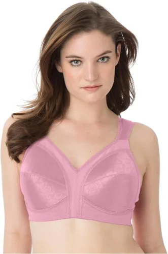 Vista 15 de Playtex Brasier inalámbrico para mujer, sujetadores de talla grande de 18 horas disponibles, cobertura completa, alisado, 4693, paquete individual