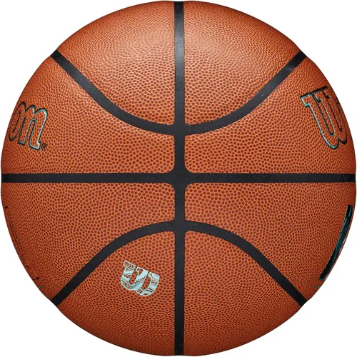 Vista 3 de Balones para baloncesto en interiores y exteriores Wilson NBA Forge Series Marrón