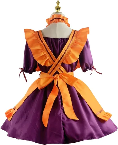 Vista 3 de Conjunto de calcetines de peluche para mujer, disfraz de sirvienta francesa, disfraz de sirvienta