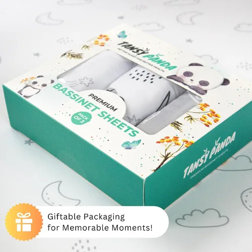 Vista 8 de Sábanas de moisés para Angelbliss, Koolerthings, Chicco LullaGo, BCOL, Semphis Bassinet Bedside Sleeper de TansyPanda, paquete de 3, 33x20 pulgadas