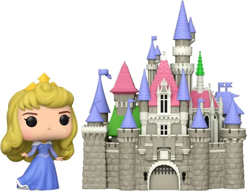 Vista 2 de Funko POP! Town: Ultimate Princess - Princesa Aurora con castillo - Princesas Disney - Figura de vinilo coleccionable - Idea de regalo - Producto