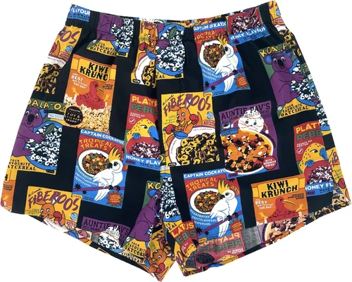 Vista 4 de ROCK ATOLL Calzoncillos tipo bóxer de algodón suave con estampados divertidos para hombre, tallas S-XXL