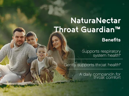 Vista 3 de NaturaNectar Bee Propolis Throat Guardian Spray Apoyo inmunológico, alivio rápido y calmante - Ingredientes naturales Cuidado bucal Propóleo