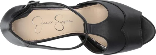 Vista 5 de Jessica Simpson Sandalias de plataforma con tacón floral Dany 3 para mujer