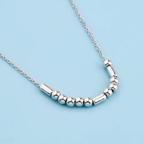 Vista 5 de BNQL BFF Morse Code - Collar para mejor amigo regalo de amistad regalo de cumpleaños para amigos