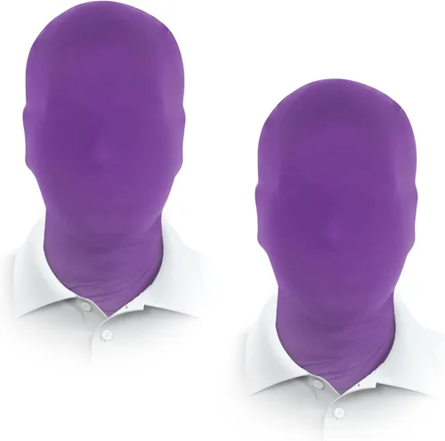 Vista 11 de JEGERMIG Paquete de 2 máscaras de cara completa con capucha para disfraz de Halloween y cosplay