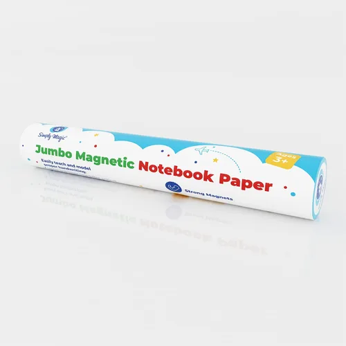 Vista 7 de Papel magnético gigante para cuaderno, papel con forro magnético para pizarra blanca, póster de cuaderno de borrado en seco para profesores, papeles