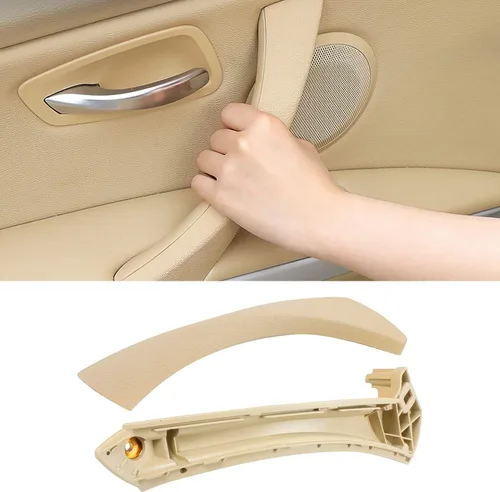 Vista 12 de TTCR-II Compatible con cubierta de manija de puerta BMW Serie 3 2006-2012, parte mitad 1 pieza para E90 E91 Manija de tirador de puerta de reemplazo