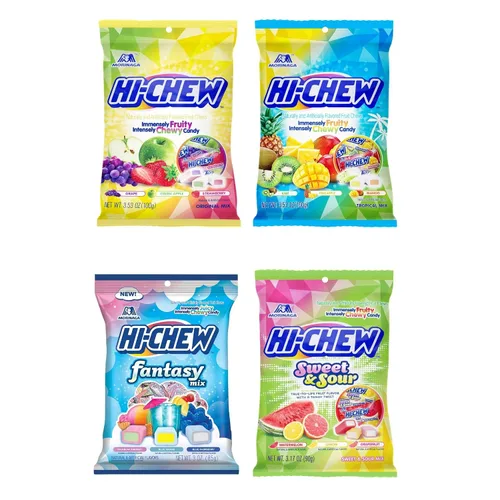 Vista 15 de HI-CHEW Mezcla Superfruit, 3.17 oz, 6 piezas, sin gluten, elaborada con sabores de frutas naturales y artificiales