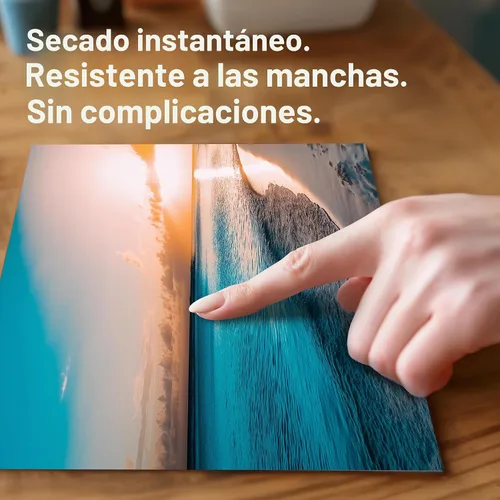 Vista 3 de Papel para fotografía Epson de calidad prémium, brillante, Blanco