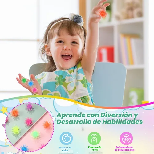 Vista 6 de Charniol 36 - Pelotas adhesivas de puercoespín para niños