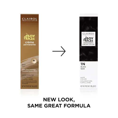 Vista 2 de Clairol Professional Permanent Cream Hair Color 100% Gray Coverage Blonde, Brown, Black, & Red-Violet Shades Deep Conditioning & Fade