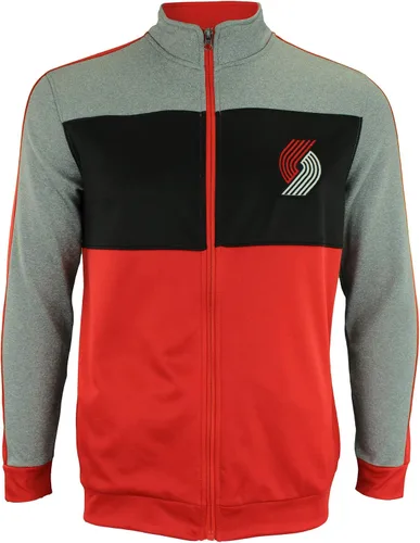 Vista 11 de Outerstuff NBA Youth Boys (8-20) Chaqueta de rayas con cremallera completa Atlanta Hawks