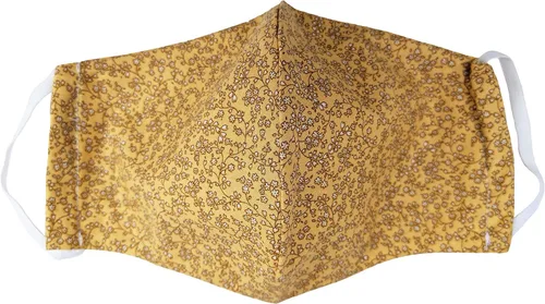 Vista 18 de Avery Hill Tapabocas en tela de algodón, lavable, reutilizable, protección contra el polvo y polución, Fishbone Turquesa Bronceado
