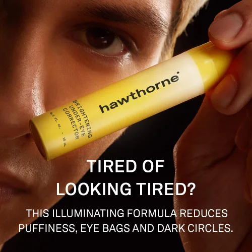 Vista 2 de Hawthorne Crema de ojos iluminadora para hombres para ojeras. Tratamiento debajo de los ojos para hombres. Reduce la hinchazón, las bolsas de ojos