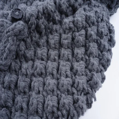 Vista 6 de Gorro de punto hecho a mano con cabeza de Buda para mujer, para invierno, patinaje, camping, senderismo, gorro cálido
