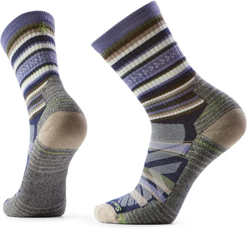 Vista 8 de Smartwool Calcetines de senderismo para hombre con amortiguación ligera Panorama Crew