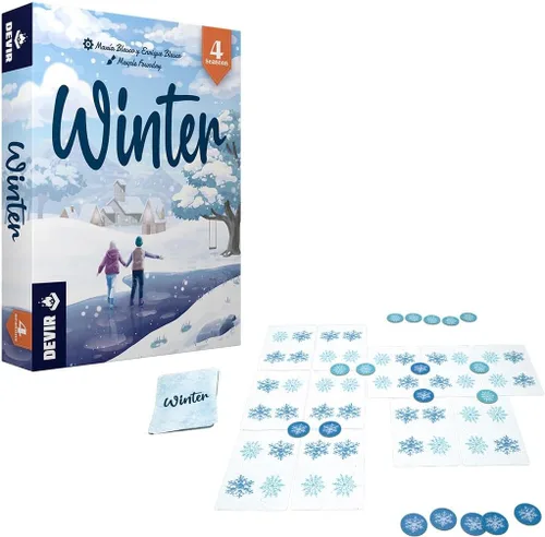 Vista 8 de Devir - Juego de mesa de invierno, juego de estrategia abstracta con control de área y colocación de cartas, juego de duelo para 2 jugadores