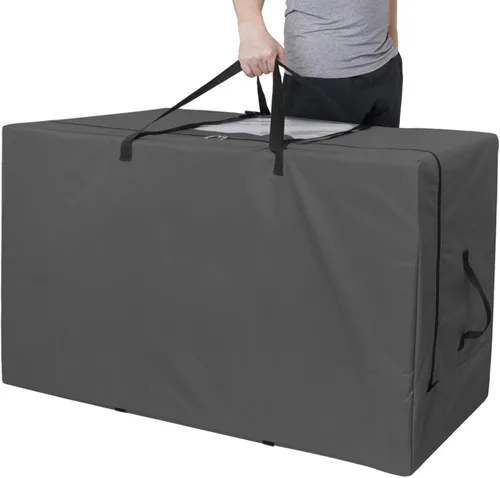 Vista 13 de Cuddly Nest Bolsa de Almacenamiento para Colchón Plegable - Funda de Transporte Resistente para Cama de Invitados Tri-Fold