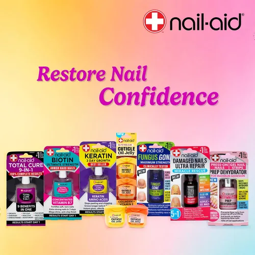 Vista 2 de Nail-Aid - Reparación múltiple 5 en 1 para uñas dañadas de manos o pies
