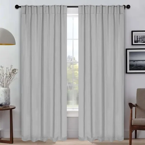 Vista 14 de BLUENILEMILLS Paneles de cortinas opacas para oscurecer la habitación con bolsillo para barra/pestañas traseras, cortinas perfectas para ventanas