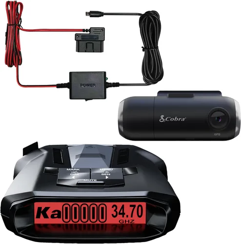 Vista 13 de Detector de Radar Láser Cobra RAD 480i – Detección de Largo Alcance, Bluetooth, Compatible con Apple CarPlay y Android Auto, Detección Delantera