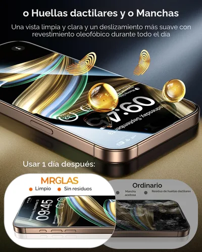 Vista 8 de Paquete de 4 protectores de pantalla de privacidad para iPhone 13 Pro Max [100% antiespía] Negro