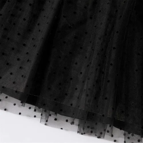 Vista 5 de Vestido de princesa 100 % algodón sin mangas tutú vestido de verano para niñas pequeñas, vestido de malla con volantes 3M-3Y
