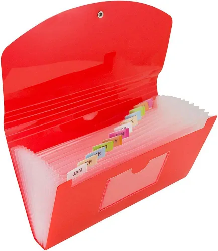 Vista 11 de Caja de almacenamiento JAM PAPER con archivos de colores - 12.5 x 9.5 x 3.5 pulgadas - Caja vendida individualmente y 5 archivos
