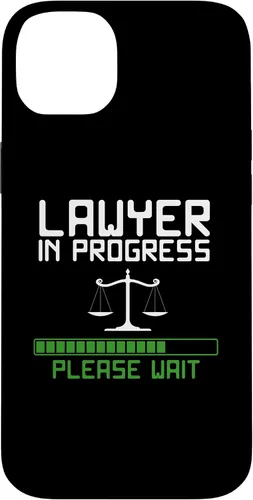 Vista 15 de Lawyer in Progress Scales of Justice Law School Student Case for iPhone 16