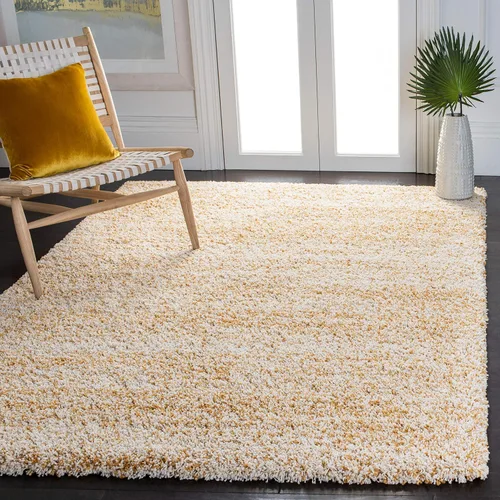 Vista 27 de SAFAVIEH Hudson Shag Collection - Alfombra decorativa de 2 x 3 pies, color marfil y azul marino, no desprende pelusa y de fácil cuidado, 2 pulgadas