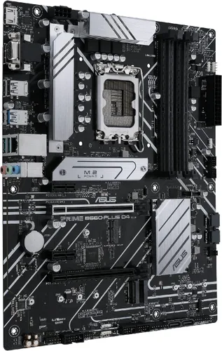 Vista 3 de ASUS Prime B660-PLUS D4 LGA 1700 (Intel 12ª generación) ATX placa base