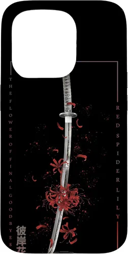 Vista 14 de Higanbana o Spider Lily con anime Samurai Sword - Carcasa estética para iPhone 17