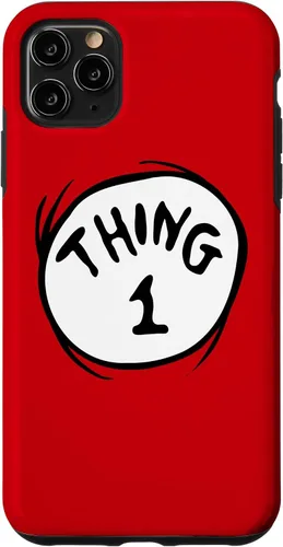 Vista 13 de Dr. Seuss Funda con emblema Thing 1 para iPhone 17