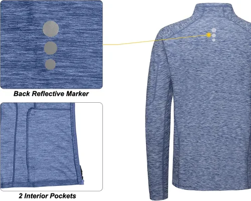 Vista 4 de Dasawamedh Chaqueta deportiva para hombre con cremallera completa para entrenamiento atletismo para entrenamiento