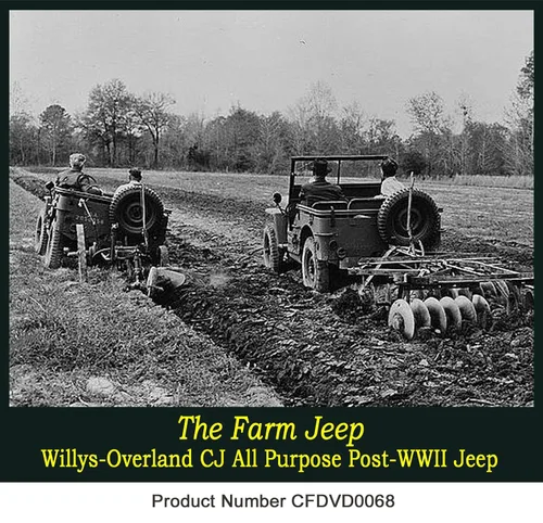Vista 2 de The Farm Jeep DVD CJ CJ2 CJ2A Post WW2 Very Rare old Films not MB GPW or G503