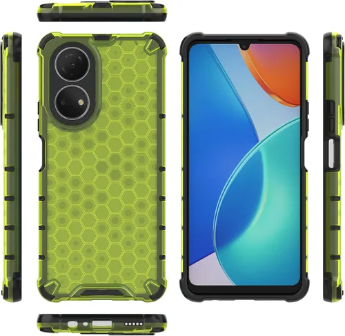 Vista 230 de Pzwoxukhov Funda compatible con Huawei Nova 3i, compatible con Huawei P Smart+ 2018 Honeycomb Anti-Drop Shock-Absorbing Case Negro