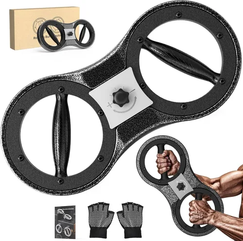 Vista 8 de HOTWAVE Burn Machine,360° Rotating Shoulder Trainer for Arms & Upper Body 3-in-1 for forearm, full-body & boxing training. Enlarged ring. Steel