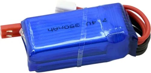 Vista 6 de 2 unids 7.4 V 2S 350 mAh 20C LiPo batería JST enchufe para RC modelo micro avión helicóptero Quadcopter Drone