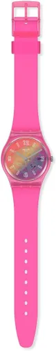 Vista 2 de Swatch Fiebre del Disco Naranja, Rosado, Reloj estándar