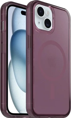 Vista 14 de OtterBox Funda Serie Symmetry+ para iPhone 16e, iPhone 15, iPhone 14 y iPhone 13 (SOLAMENTE), Se Acopla a MagSafe, Ultra-Elegante, Bordes Elevados